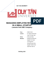 DTU - HRM - Human Resources Management - Case Study