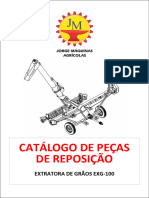 Catálogo de Peças de Reposição: Extratora de Grãos Exg-100