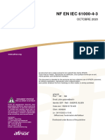 NF en Iec 61000-4-3: Octobre 2020