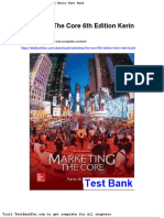 Dwnload Full Marketing The Core 6th Edition Kerin Test Bank PDF