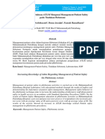 Peningkatan Pengetahuan ATLM Mengenai Management Patient Safety Pada Tindakan Flebotomi