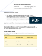 Udl Area Perimeter Lesson