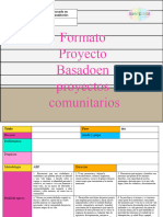 Formato Proyecto Comunitario