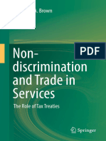 Catherine A. Brown 2017 - Non-Discrimination and Trade in Services - The Role of Tax Treaties