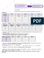 Resoudre Des Problemes de Proportionnalite Et Correction