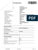 UK Visas & Immigration: Personal Information