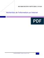 Rechercher de L'information Sur Internet Cours INJ 240125 091200