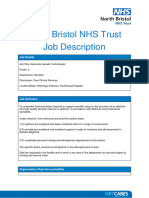 North Bristol NHS Trust Job Description