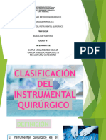 Clasificacion Del Instrumental Quirurgico