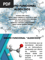 GRUPO FUNCIONAL ALDEHÍDOS Exposicion