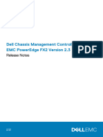 Dell Chassis Management Controller For Dell EMC PowerEdge FX2 Version 2.3 Release Notes