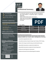 Mohammed Arif Resume