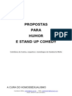 Propostas Humor e Stand-Up Comedy