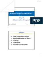 CH02 Eléments de Base Du Langage C