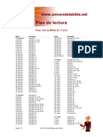 Plan Bible 3 Ans