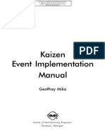 Kaizen Event Implementation Manual by Mika, Geoffrey