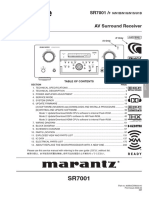 Marantz SR-7001 Service Manual