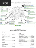 Filter Overview With Service Intervals and Capacities: 6M Final Tier 4 (FT4) Series Row-Crop Tractors - 6145M