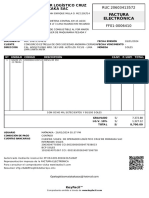 Factura Electrónica: #Unida D Código Descripción Ca Nt. P. Unit. Tota L