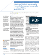 Classification of Diabetic Maculopathy Based On Optical Coherence Tomography Images Using A Vision Transformer Model Bmjophth-2023-001423