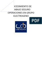 Procedimiento Grupo Electrogeno