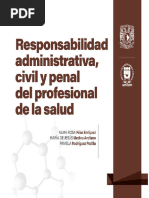 LIBRO Responsabilidad Administrativa, Civil y Penal Del Profesional de La Salud. Enseñanza Transversal en Bioética y Bioderecho Cuadernillos Digitales de Casos