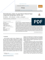 Thermodynamic Analysis of A Novel Ejector Enhanced Vaporcompression Refrigeration (EEVCR) Cycle