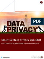 Data Privacy Checklist