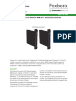 Foxboro Evo™ Process Automation System: Product Specifications