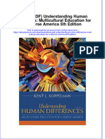 Ebook PDF Understanding Human Differences Multicultural Education For A Diverse America 5th Edition PDF