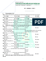 Ôn tập học kì I - Review 2 - Test 2