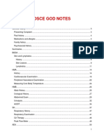 Osce God Notes