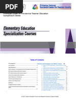 3 Elementary Education Prototype Syllabi Compendium