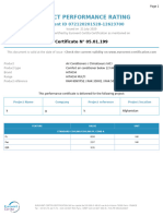 Certificats Eurovent Triple C r32 110523