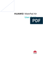 HUAWEI MatePad Air User Guide - (DBY2-W09&L09, HarmonyOS 3.1 - 01, En-Us)