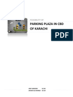 Feasibility of Parking Plaza in Sadar Town of Karachi