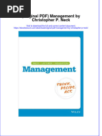 Original PDF Management by Christopher P Neck PDF