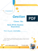 N°24 Gestion Financières Bac 2022-2023