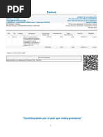 Factura: "Contribuyendo Por El País Que Todos Queremos"