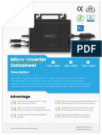 Micro-Inverter Datasheet: Advantage