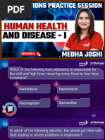 Session PDF Questions Practice Session Human Health and Disease