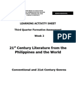 21ST Century - Week 2