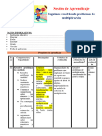 3° Sesión Día 3 Mat Seguimos Resolviendo Problemas de Multiplicación