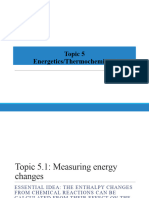 Topic 5 Energetics-Thermochemistry