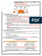 Introduction of Investment Accounting 2023-2024