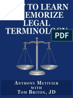 How To Learn & Memorize Legal Terminology