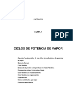 Ciclos de Potencia de Vapor