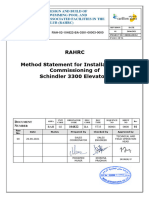 20.06.2021 - Method Statement - Schinldler Elevator