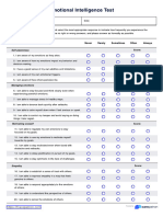 Emotional Intelligence Test