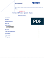 ME EngOCC 11 Q1 0504 - SG - Formal and Frozen Speech Styles